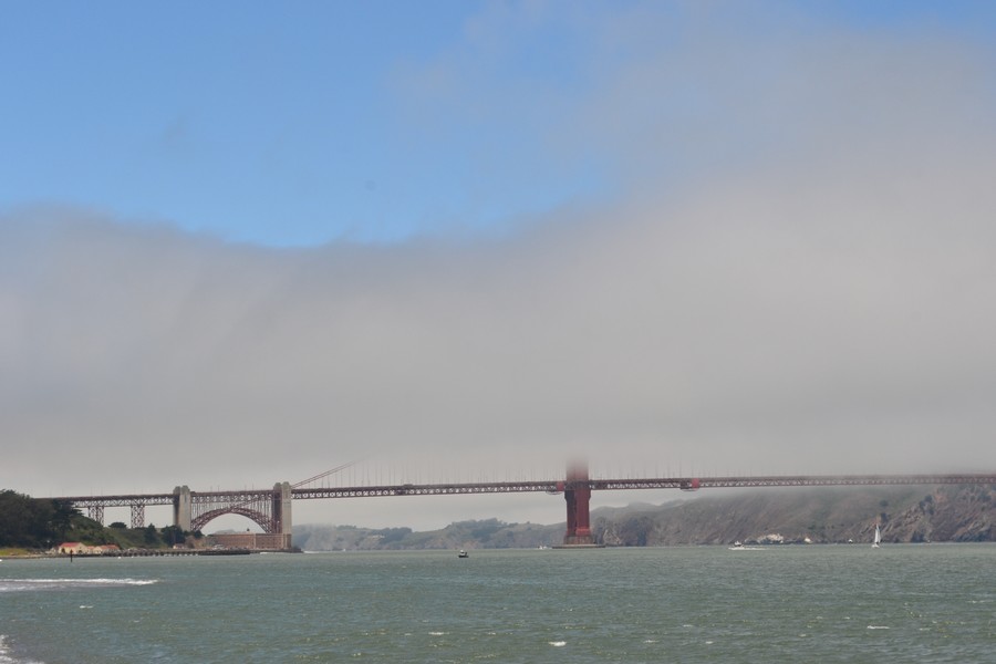 Golden Gate dans la brume San Francisco