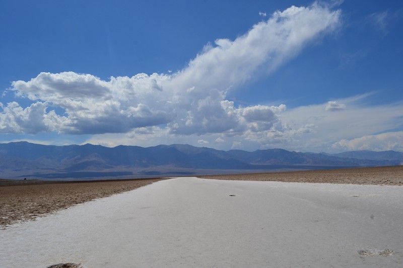 Vue sur Badwater Vallée de la Mort