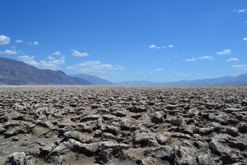 Désert de sel vallée de la mort