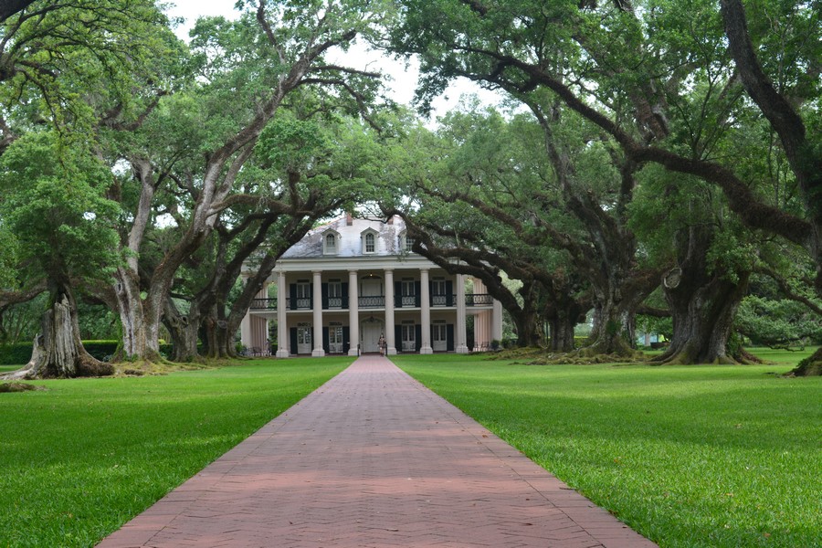 Plantation oak alley Lousiane