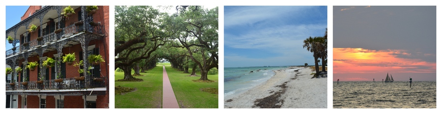 De la Nouvelle-Orléans à la Floride