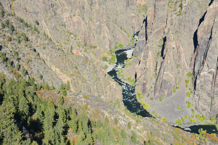 point de vue black canyon of the gunnison
