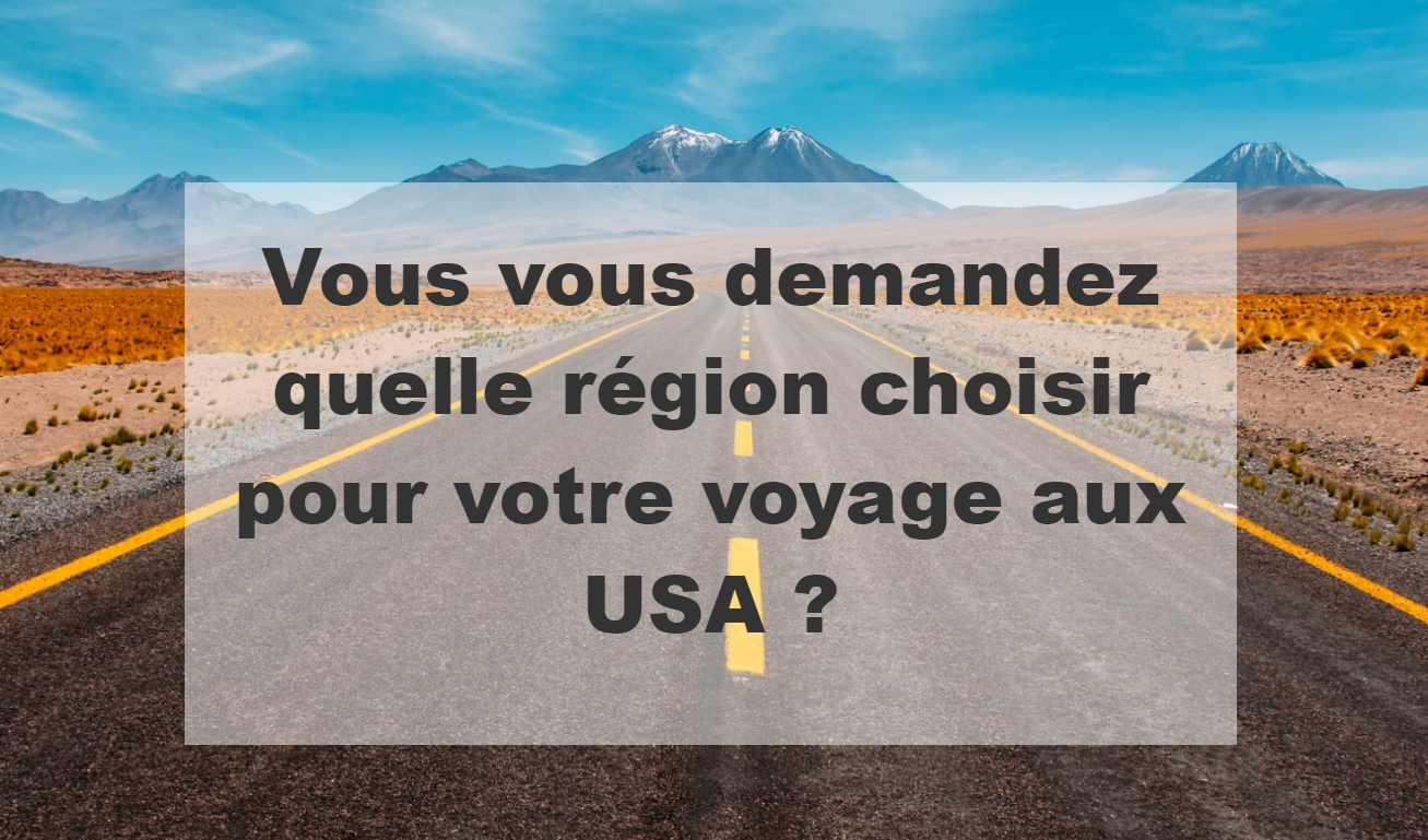 destinations voyage usa