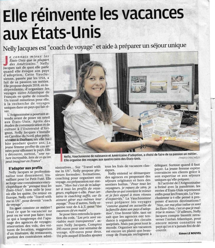 travel coach usa article presse