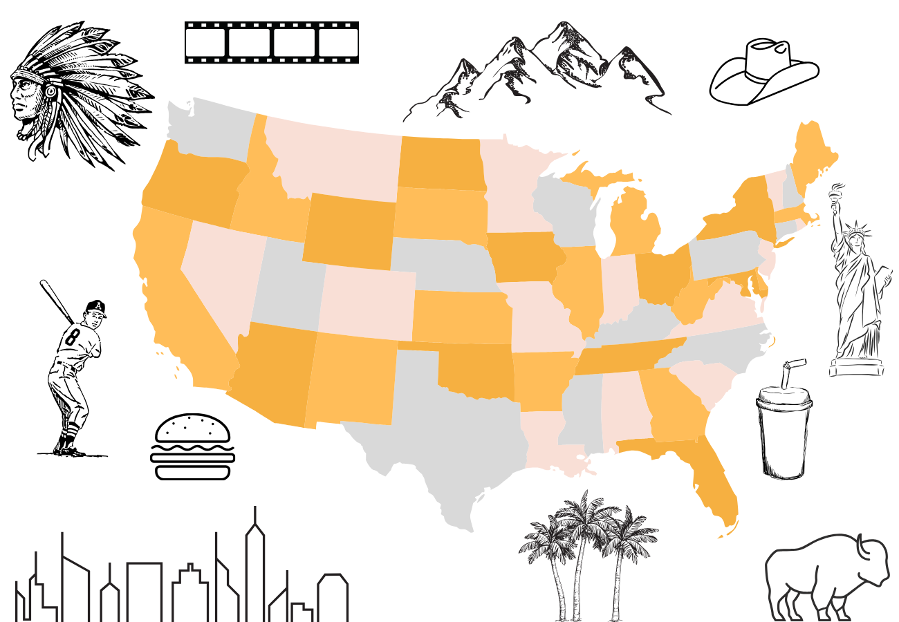 Bannière page accueil Carte USA Travel planning