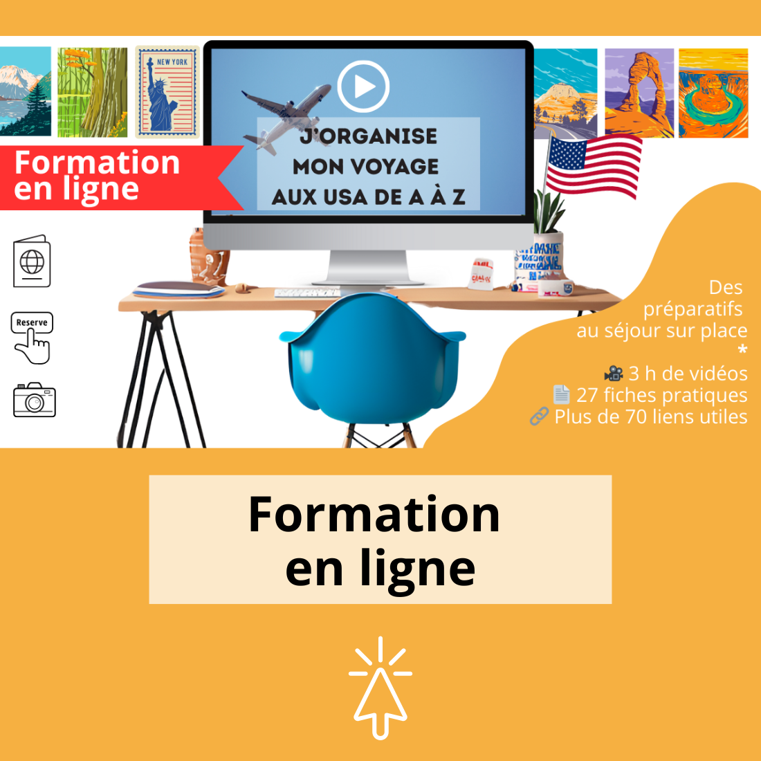 formation en ligne voyage usa